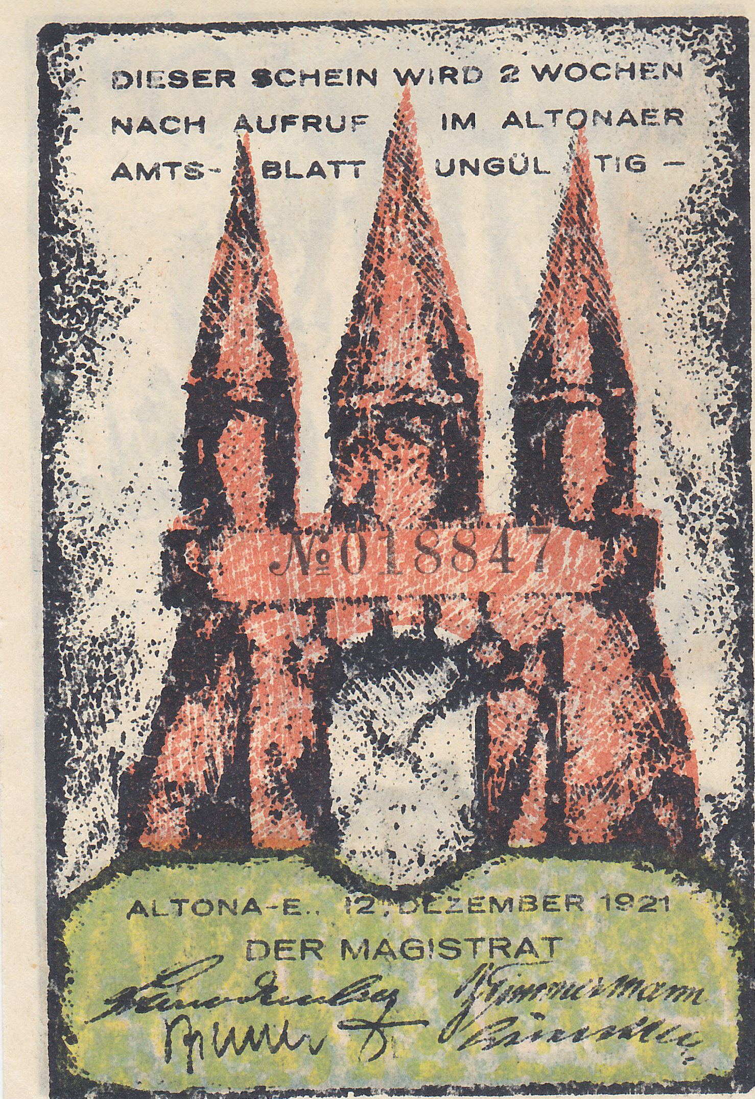 Leider kein Bild von 30 Pfennig vom 12.12.1923