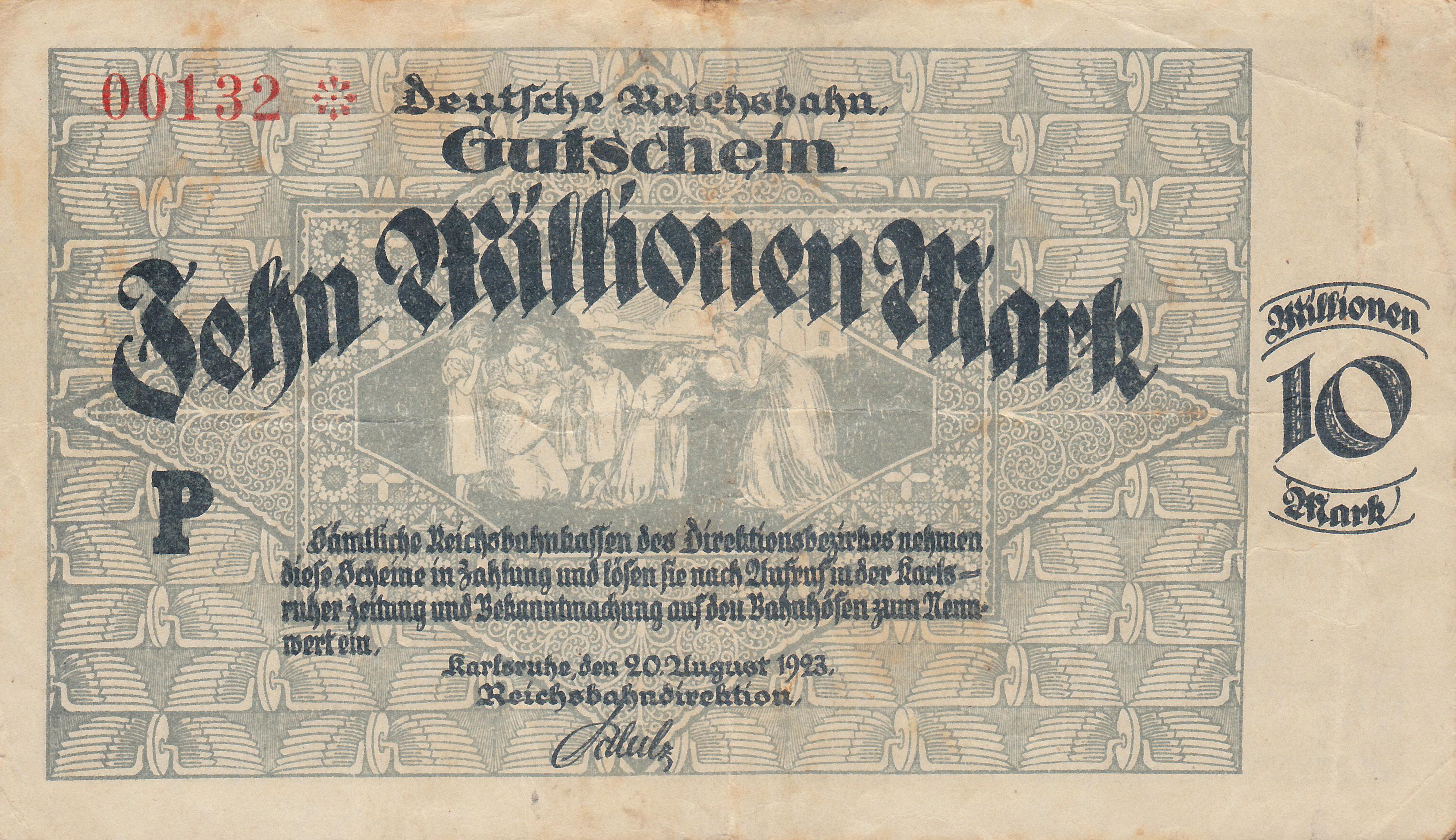 Leider kein Bild von 10 Millionen vom 10.08.1923